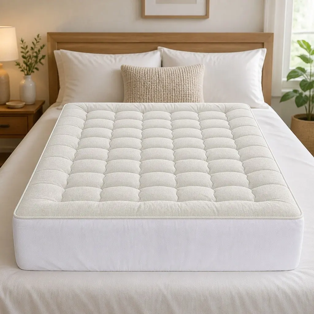11cm Pillowtop Mattress Topper with Bamboo Cover