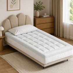 Exceptional Pillowtop Mattress Topper 7.5cm Single Bed