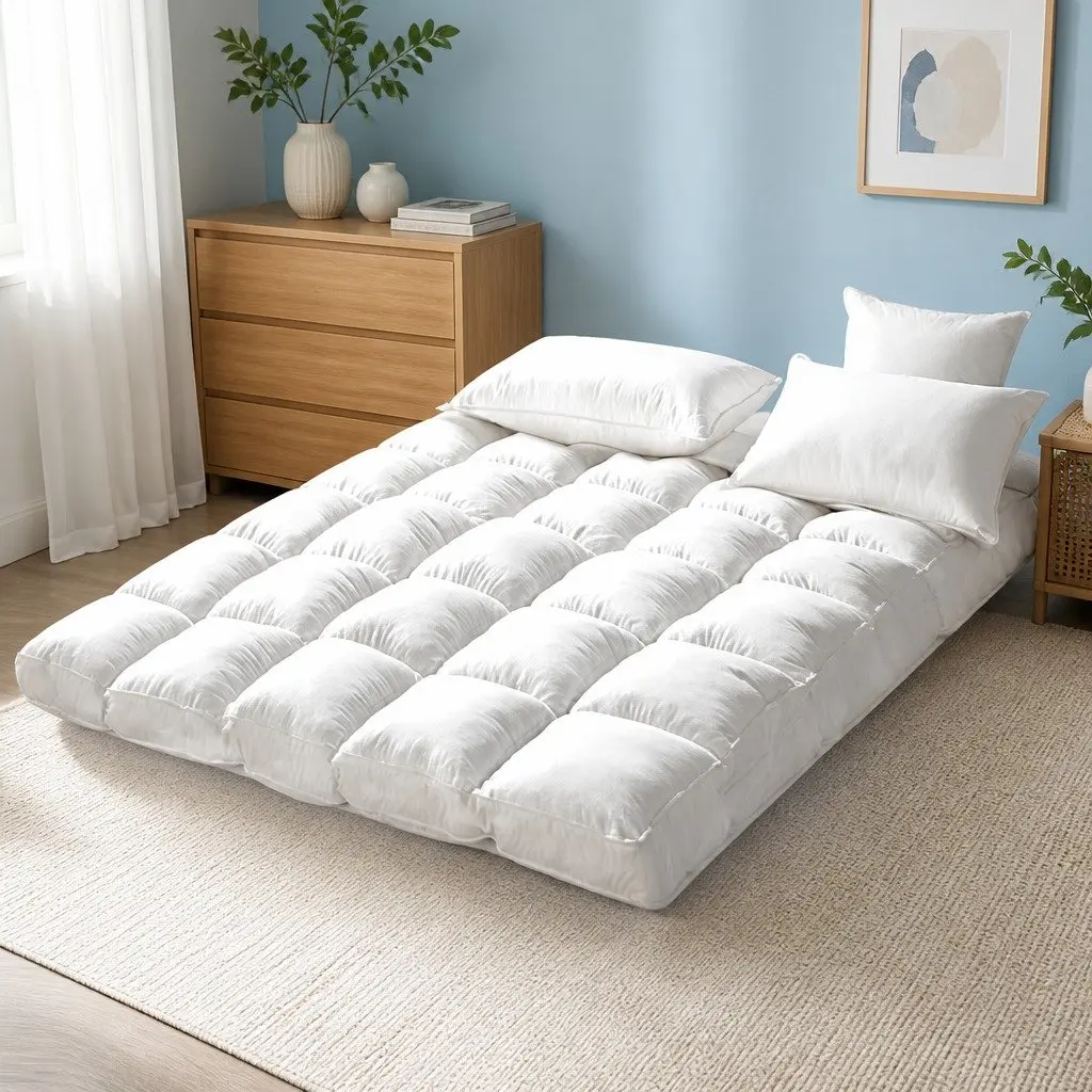 Double Mattress Topper with Bamboo Charcoal