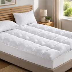 Exceptional King Single Mattress Topper with 5cm Bamboo Fill