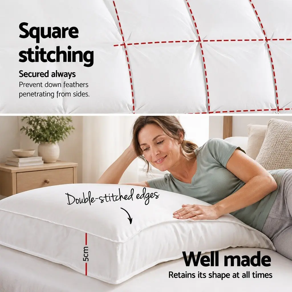5cm Bamboo Pillowtop Queen Mattress Topper for Comfort