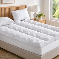 5cm Bamboo Microfibre Pillowtop Mattress Topper