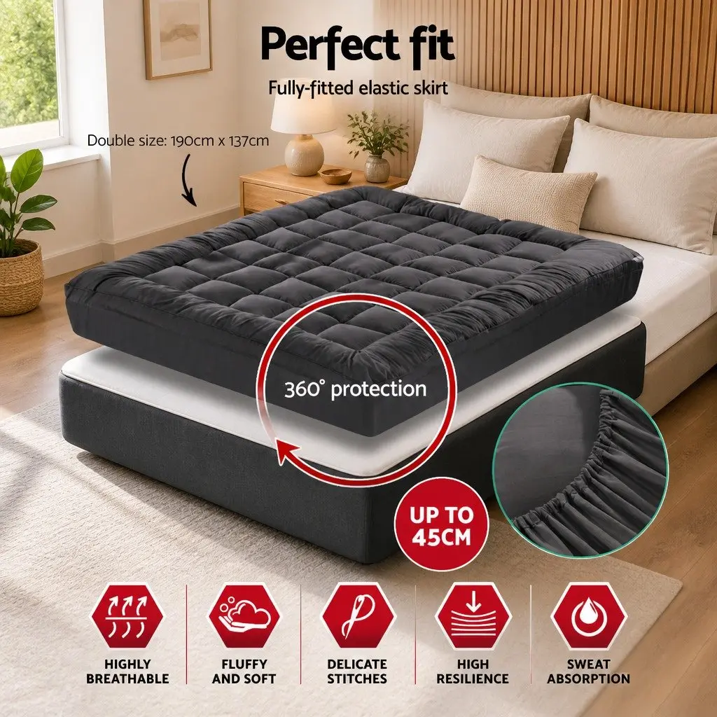 Cooling Mattress Topper Pillowtop for Double Bed