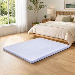 Premium Natural Latex Mattress Topper Double Bed 7-Zone Design
