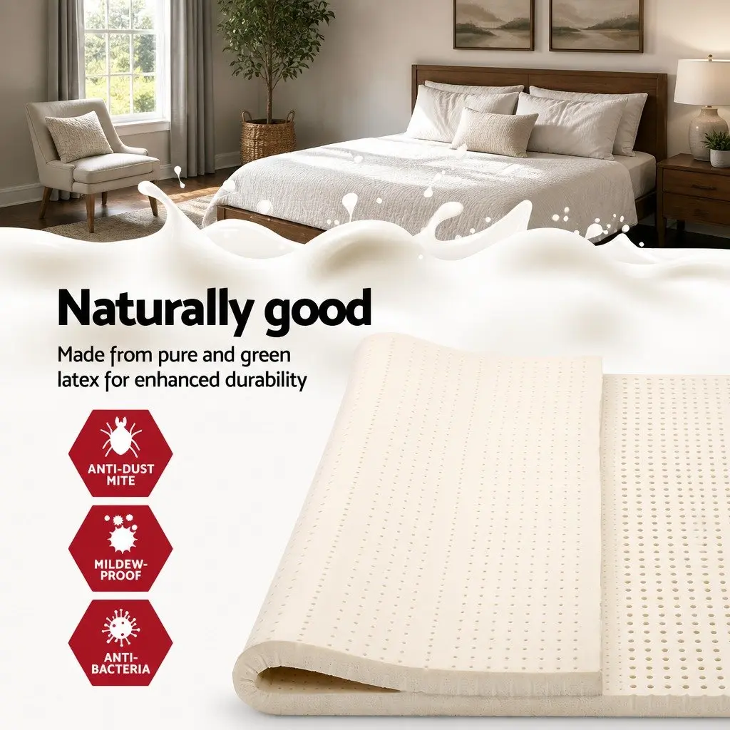 5cm Latex Mattress Topper with 7-Zone Support