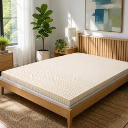 Premium King Latex Mattress Topper 7.5cm Thick