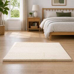Premium 5cm Thick Queen Latex Mattress Topper with 7 Zones