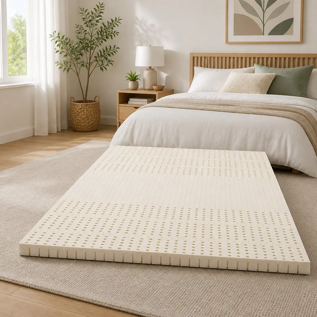 5cm Latex Mattress Topper with 7-Zone Support System