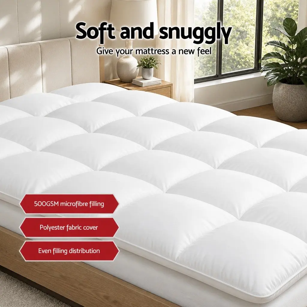 5cm Thick Pillowtop Mattress Topper