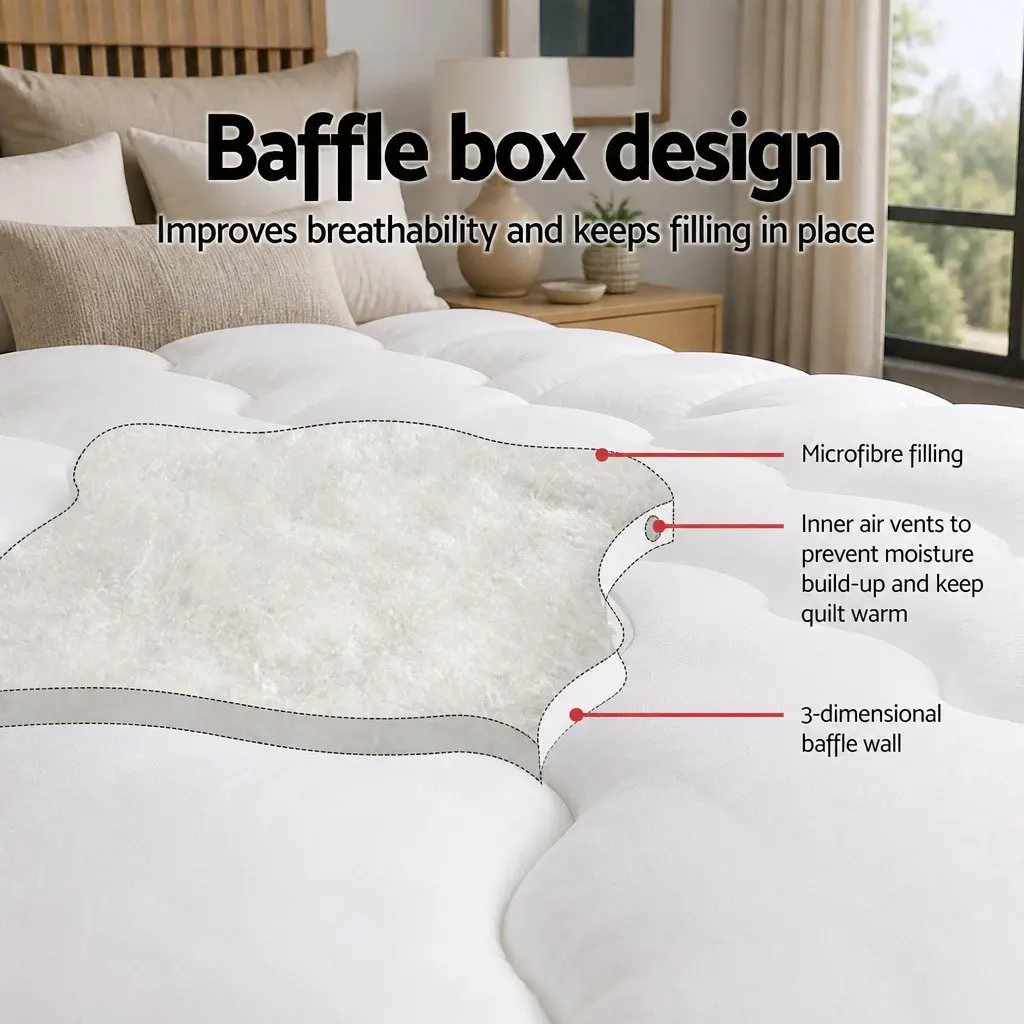 5cm Thick Pillowtop Mattress Topper
