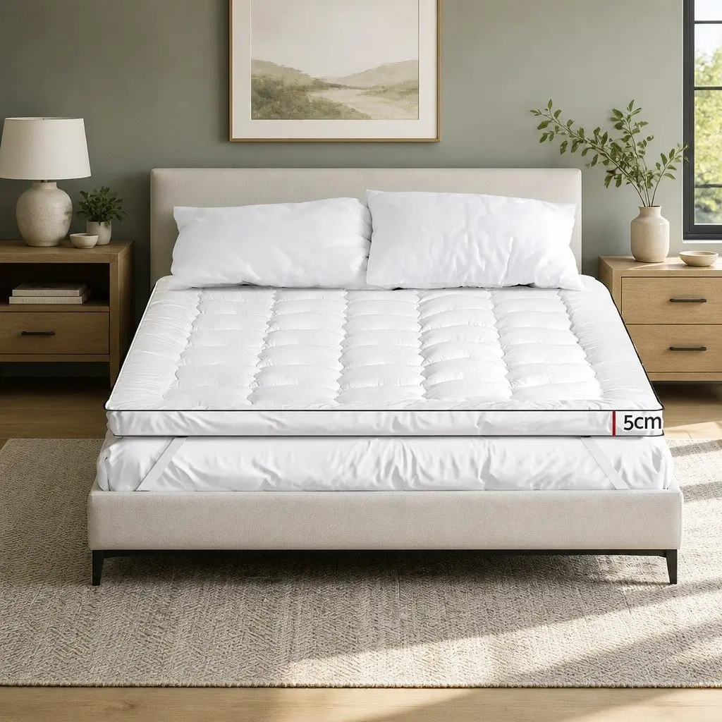 5cm Thick Pillowtop Mattress Topper