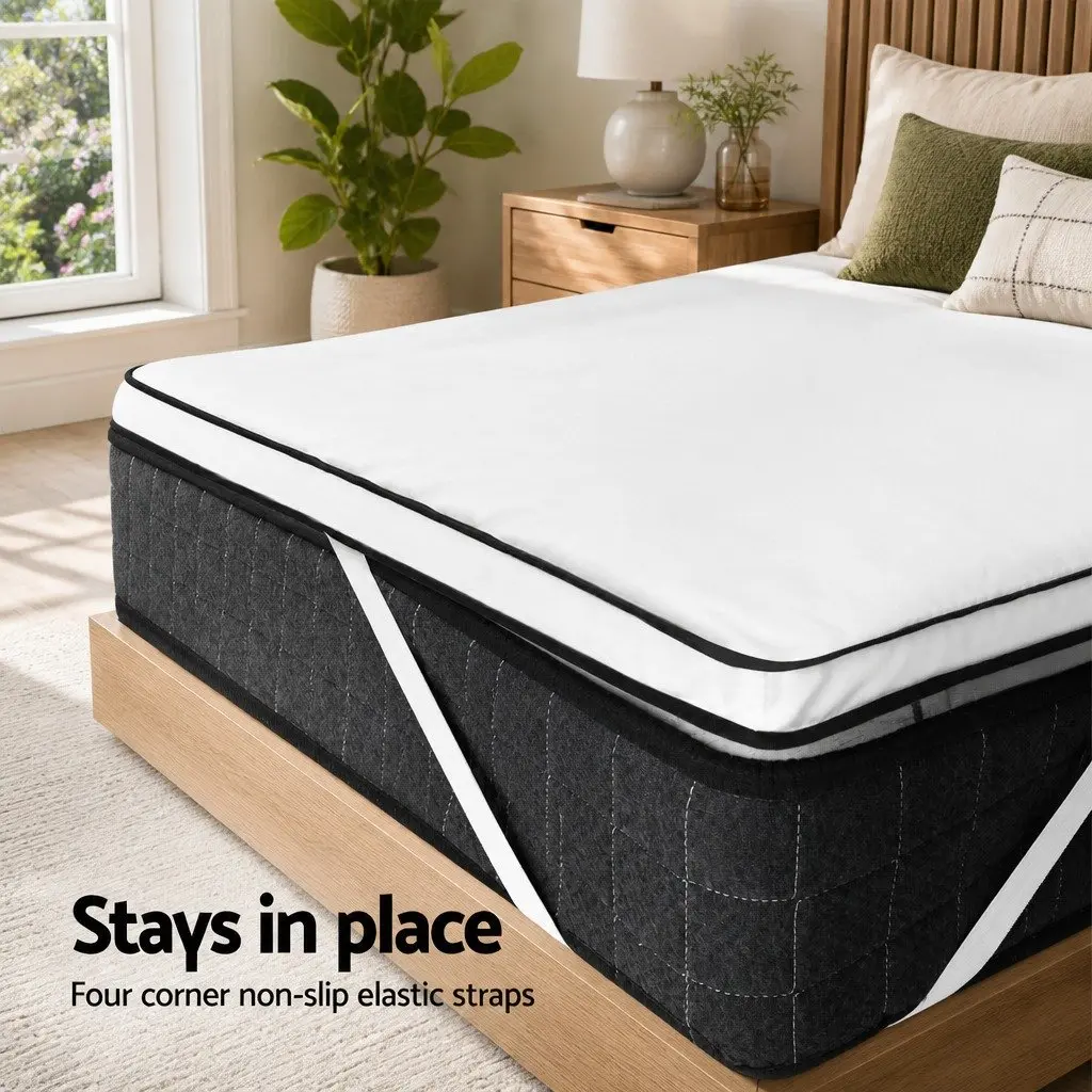 5cm Pillowtop Mattress Topper for Single Beds