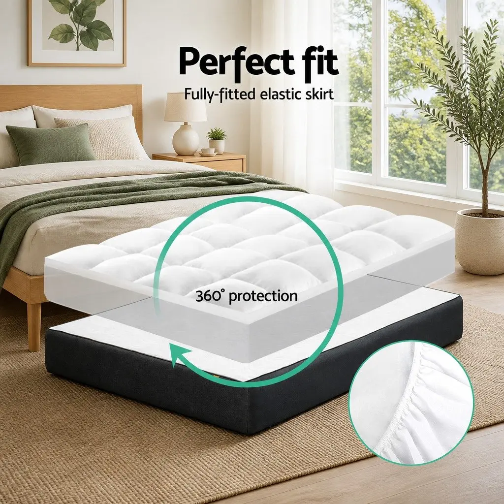 Pillowtop Mattress Topper 5cm King Single