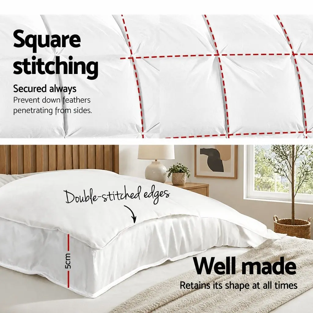 Pillowtop Queen Mattress Topper with 5cm Thickness