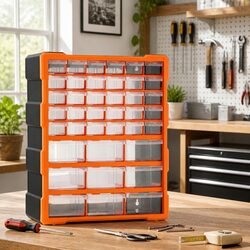 Premium 39-Drawer Tool Storage Cabinet with Anti-Drop Features