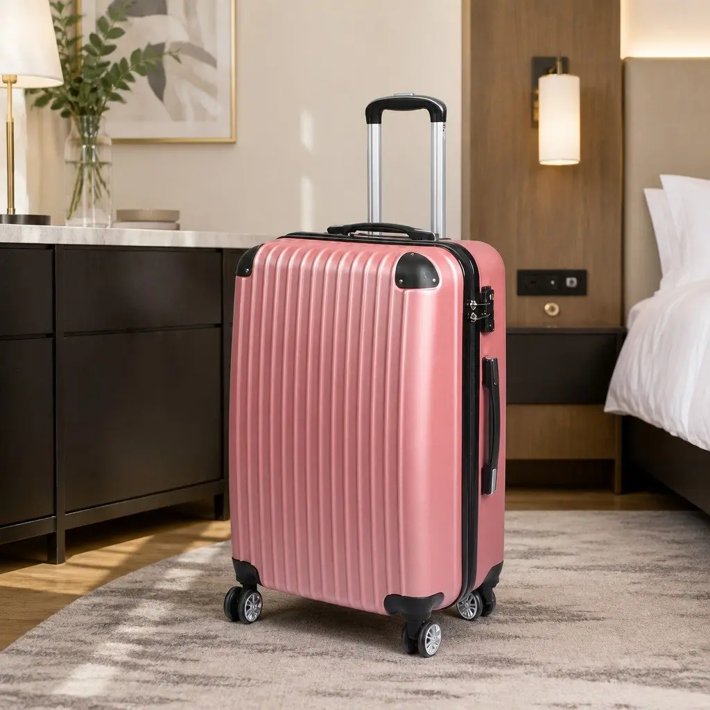 24 Inch Hard Shell Travel Suitcase with Spinner Wheels