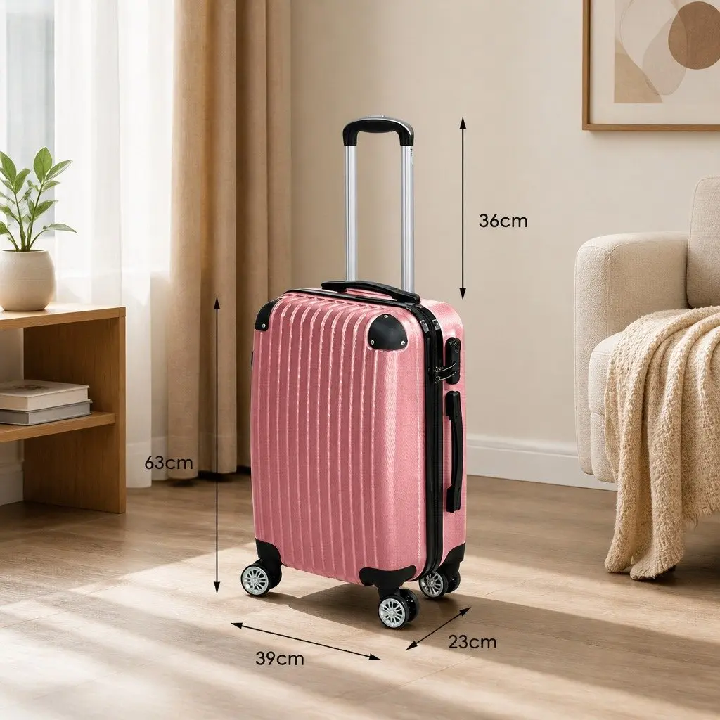24 Inch Hard Shell Travel Suitcase with Spinner Wheels