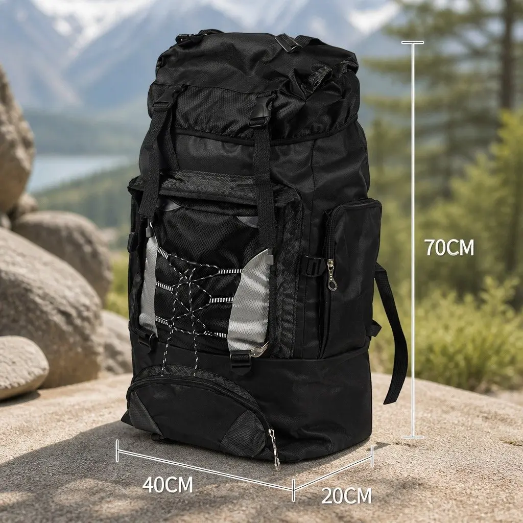 80L Tactical Military Backpack for Outdoor Activities
