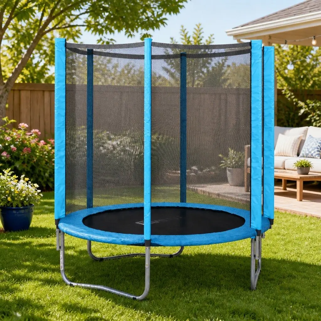 6FT Round Kids Trampoline with Safety Net