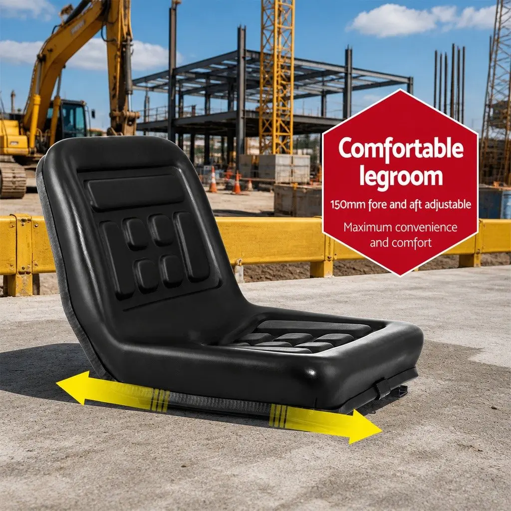 Heavy-Duty Adjustable Universal Tractor Seat for Machinery