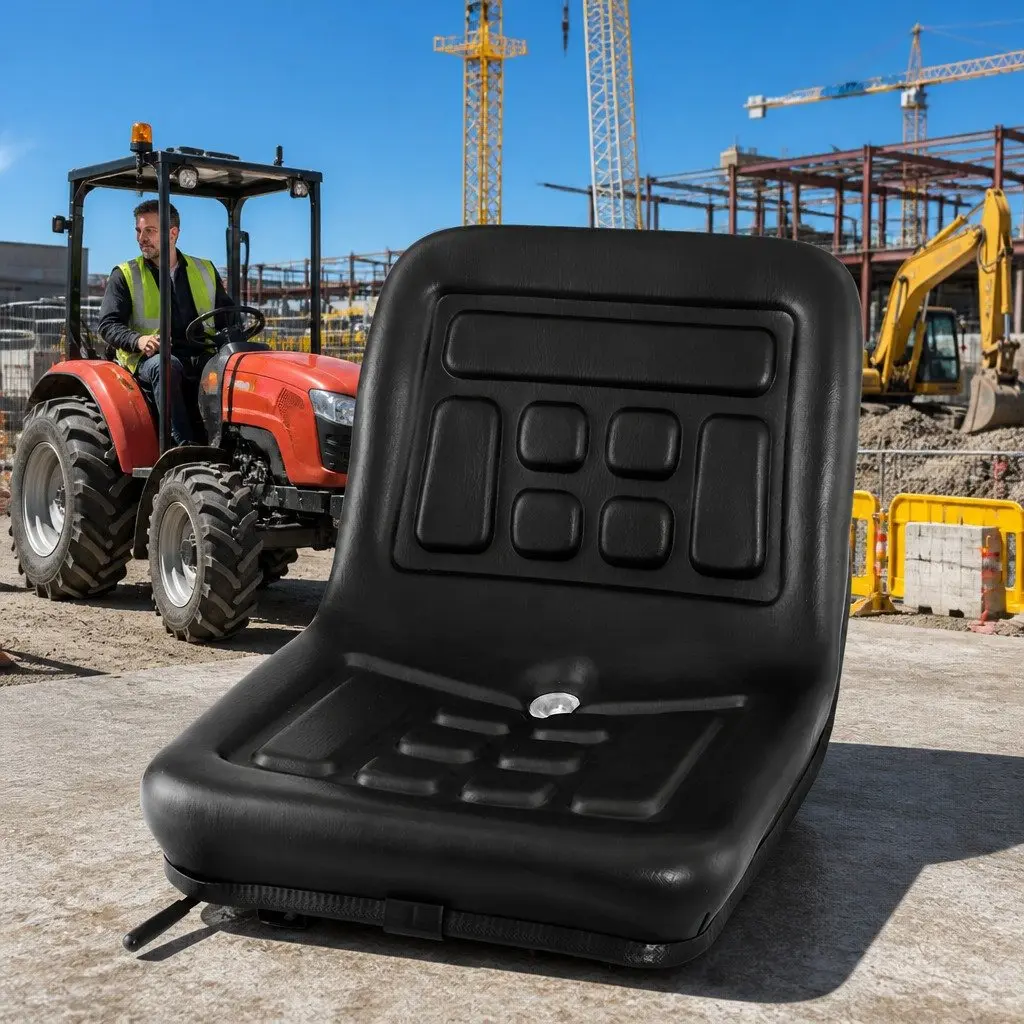 Heavy-Duty Adjustable Universal Tractor Seat for Machinery