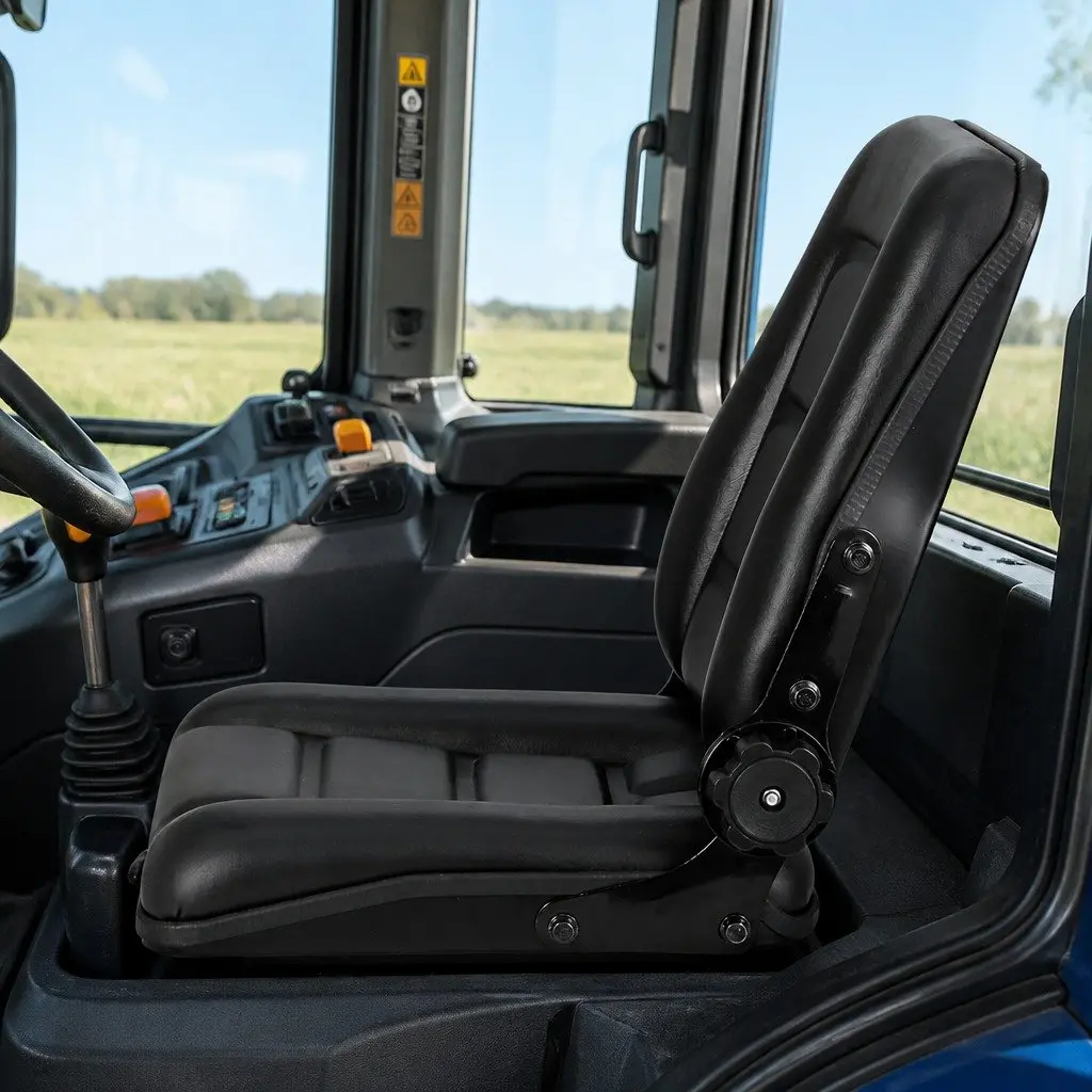 Adjustable Padded Tractor Seat for Heavy-Duty Use