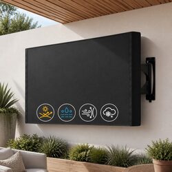 Durable Waterproof TV Cover for 55-58 Inch Flat Screens
