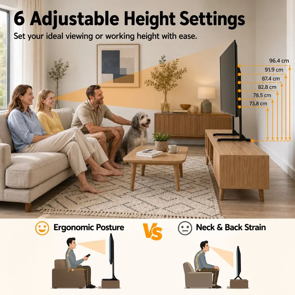 Universal TV Stand for 24-86 Inch Screens