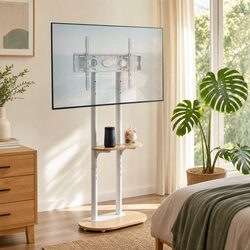 Sturdy Mobile TV Stand for 40-75 Inch Screens