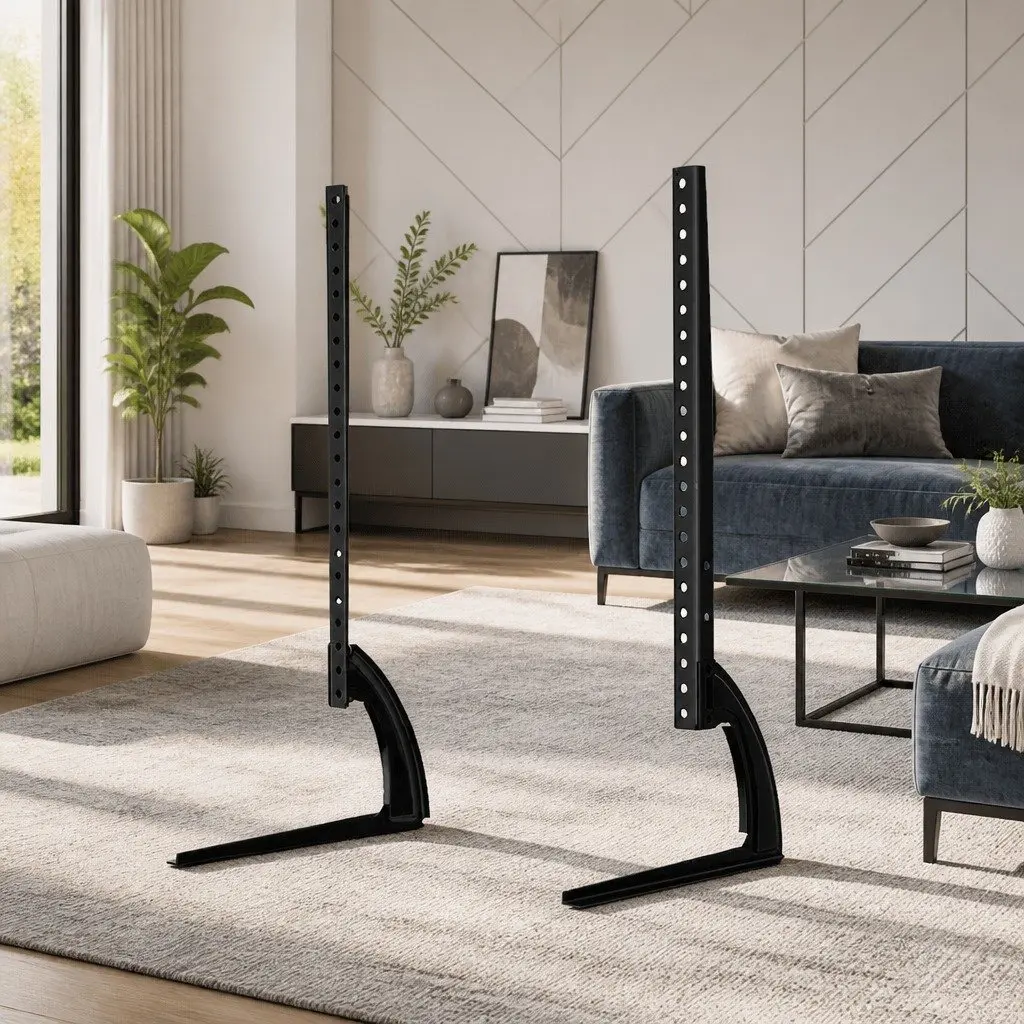 Black Universal TV Stand Mount Bracket for 32"-65" TVs