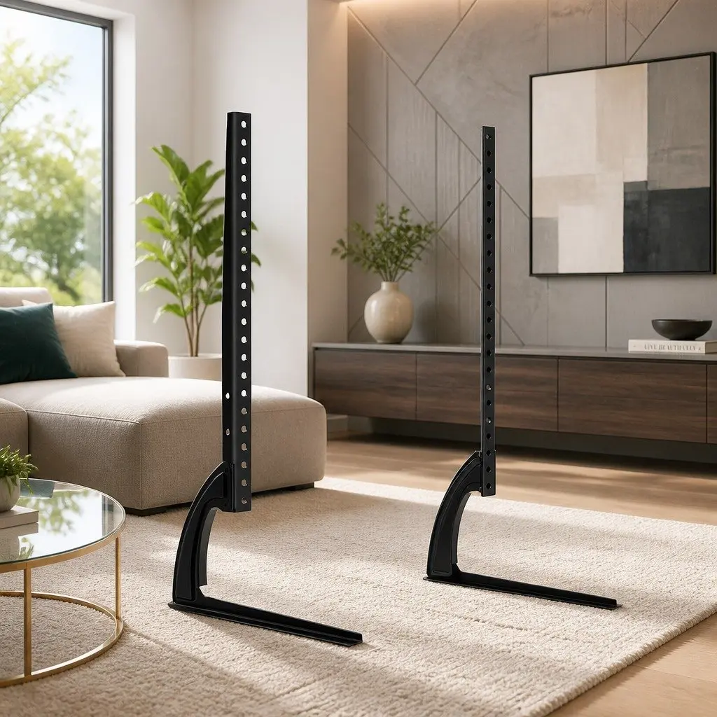 Black Universal TV Stand Mount Bracket for 32"-65" TVs