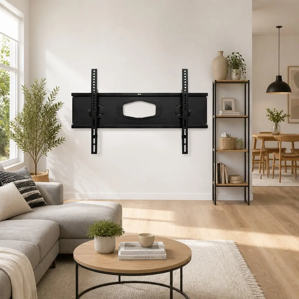 TV Wall Mount Bracket Iron 32"-80" Black Full Motion Dual Arm Tilt Swivel Adjustable VESA