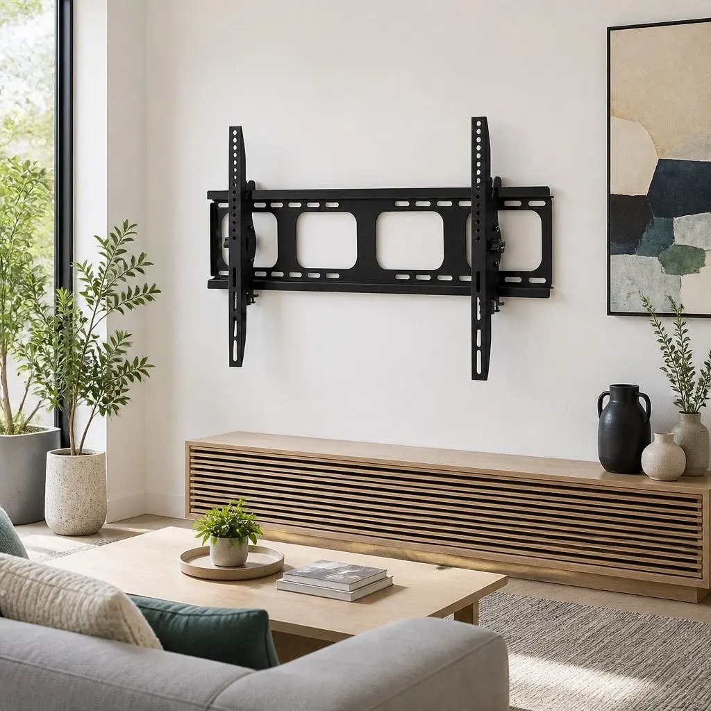 TV Wall Mount Bracket 42"-90" LED LCD Slim Black