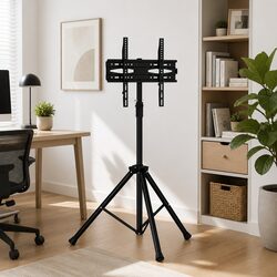 TV Stand Tripod Mount Bracket 32"-70" LED LCD Floor Shelf Universal Adjustable