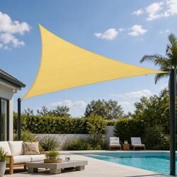 Durable Triangle Shade Sail for Outdoor UV Protection