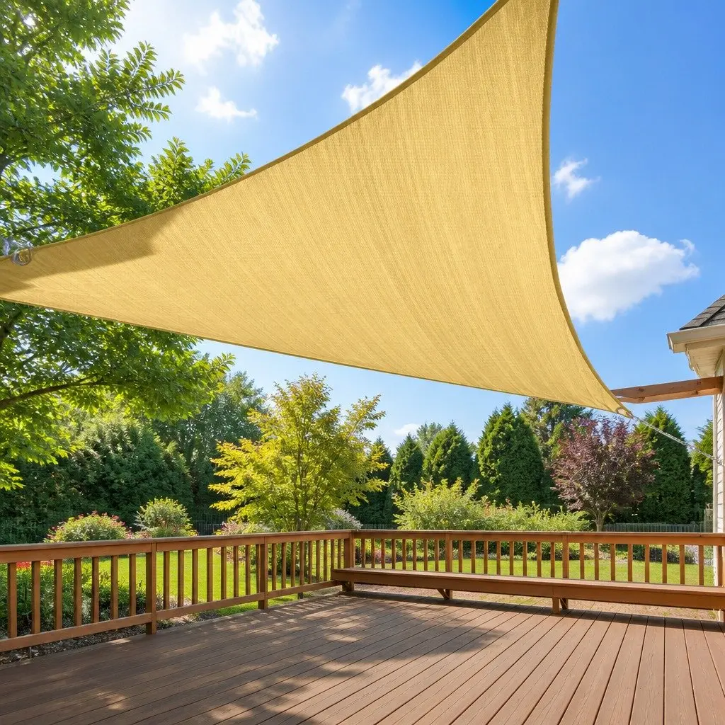 Triangle Shade Sail for Outdoor UV Protection