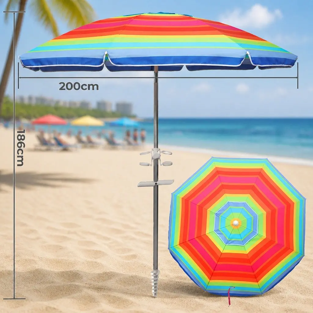 2M Beach Umbrella for Outdoor Relaxation