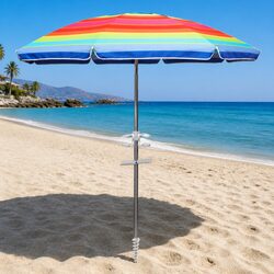 Durable Beach Umbrella 2.2M with UV Protection