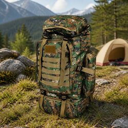80L Military Tactical Backpack with Durable Build