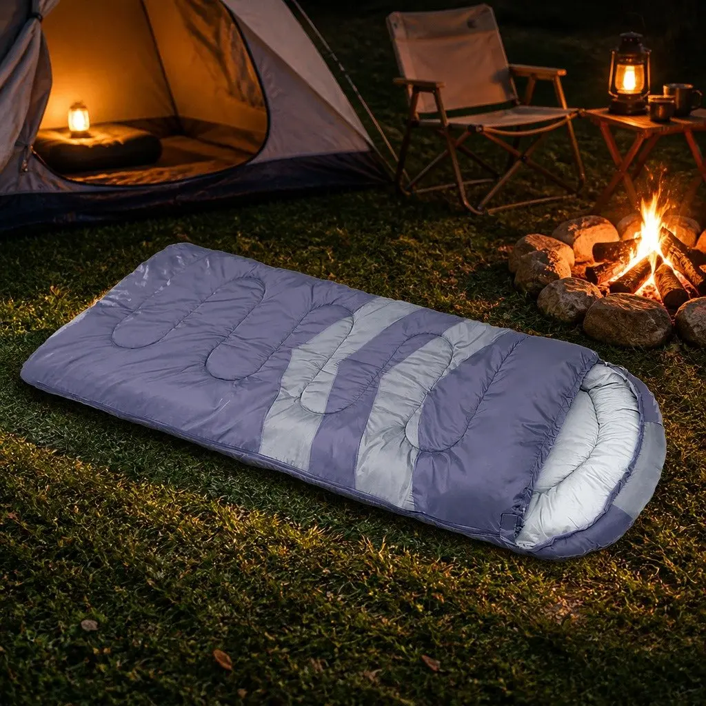 Grey Sleeping Bag for Cold Weather Camping