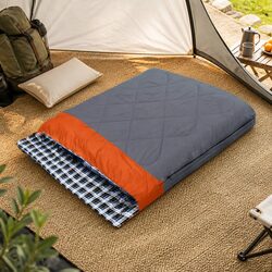 Convertible Double Sleeping Bag for Cold Weather Camping