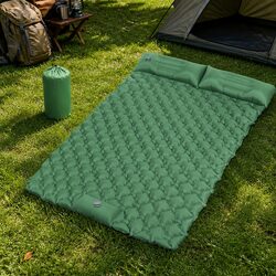 Premium Inflatable Camping Sleeping Pad with Foot Pump