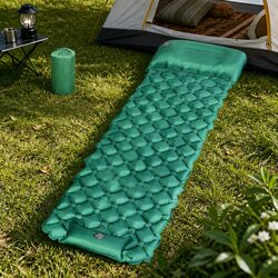 Durable Inflatable Camping Mattress with Built-in Pump