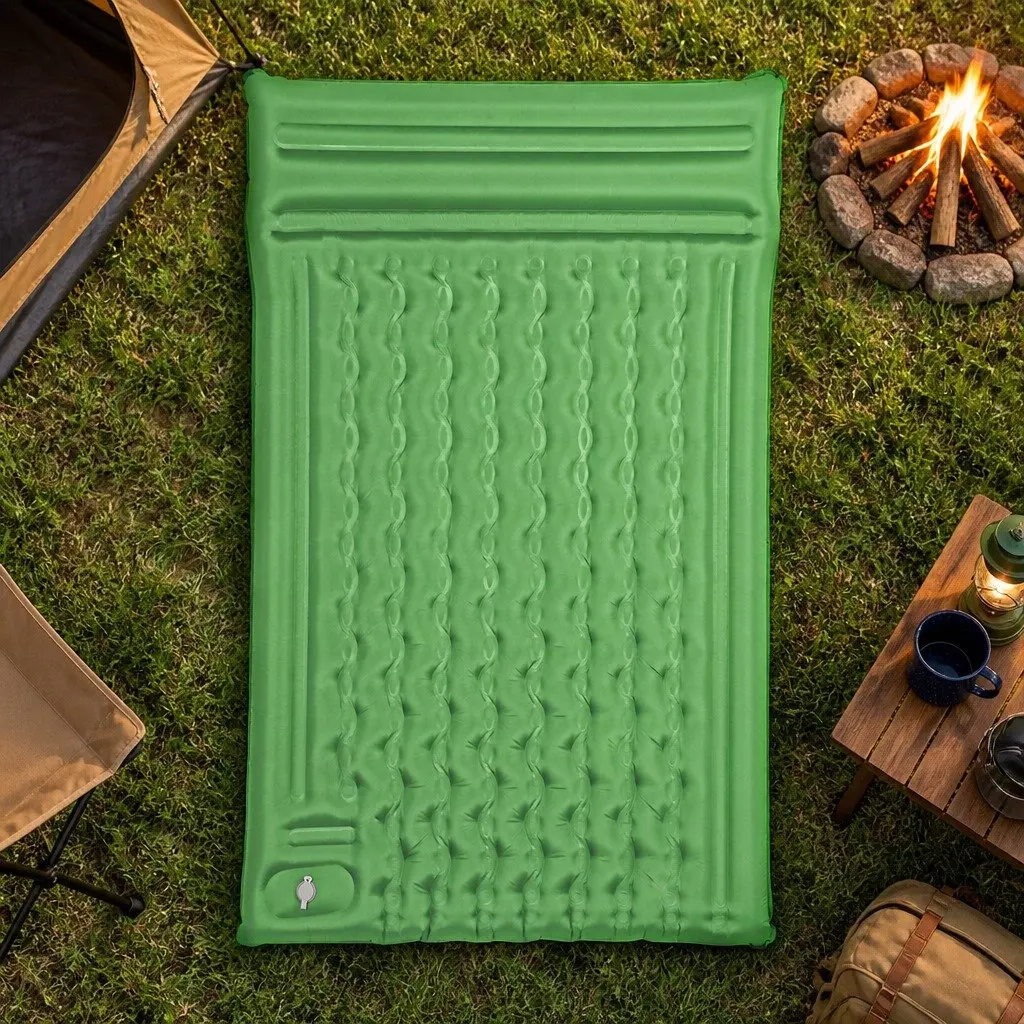 Self-Inflating Double Camping Air Mattress