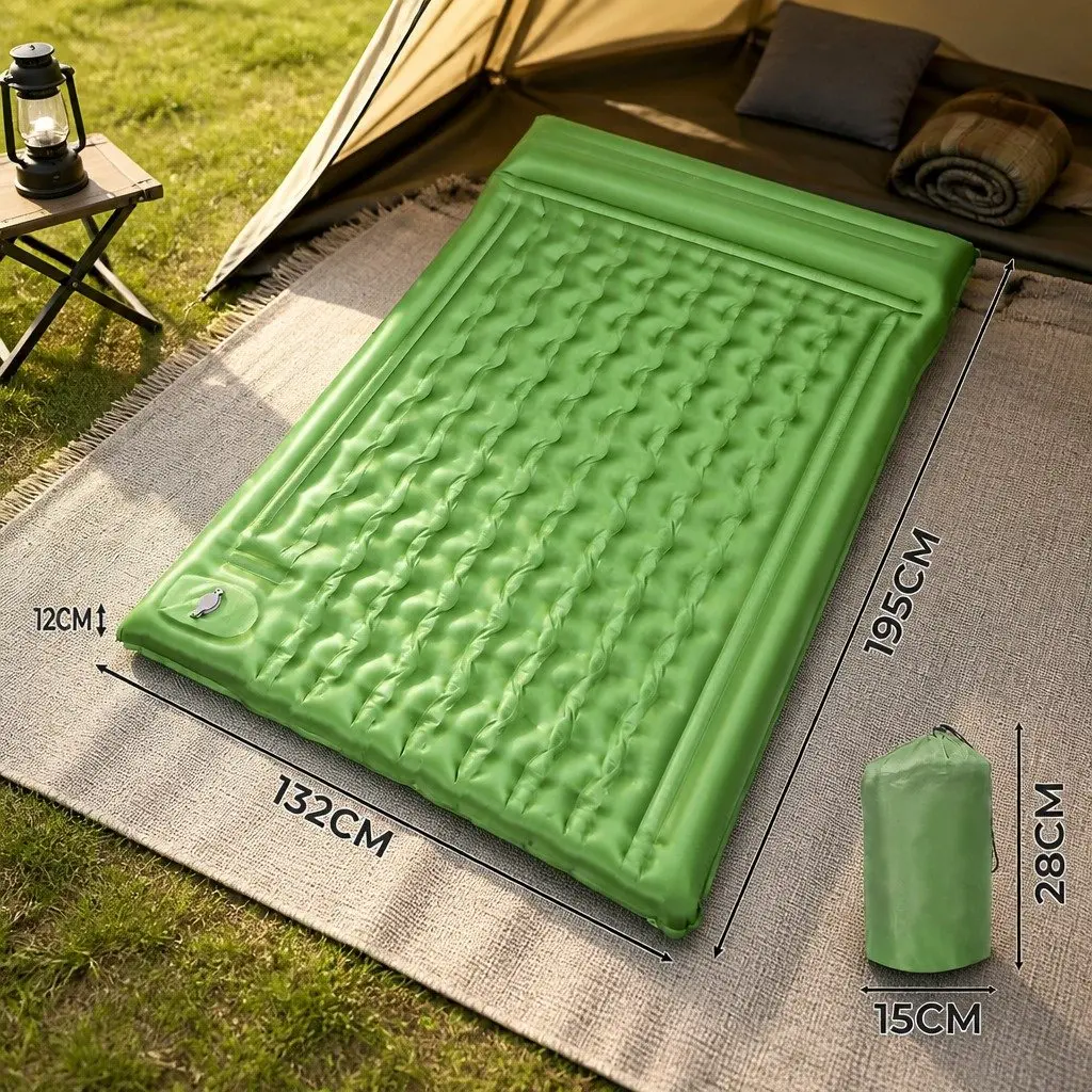 Self-Inflating Double Camping Air Mattress