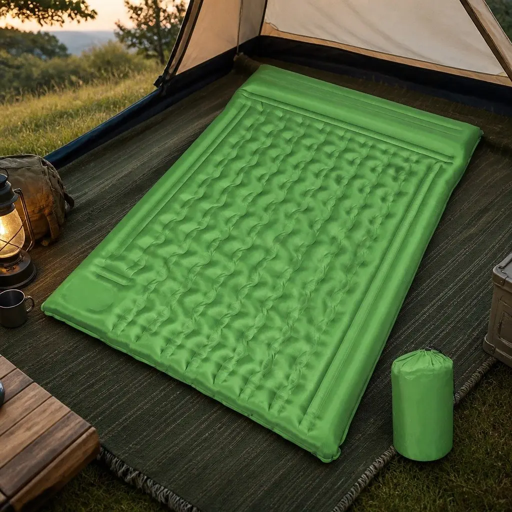 Self-Inflating Double Camping Air Mattress