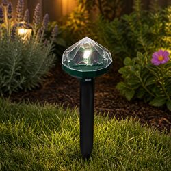 Solar Snake Repeller - 4 Pack Garden Pest Control with LED