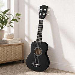 21 Inch Ukulele Beginner Basswood Nylon Strings Arched Back Tuning Carry Bag