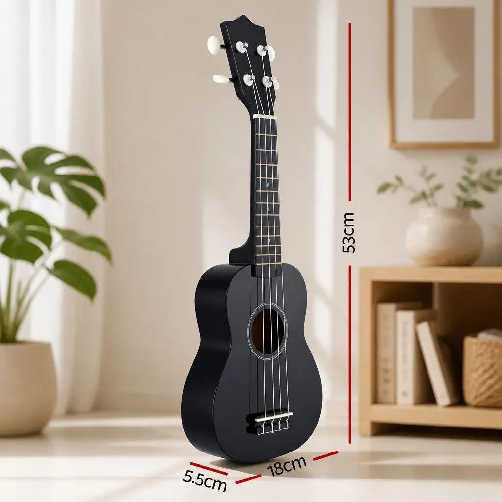 21 Inch Ukulele with Nylon Strings and Carry Bag