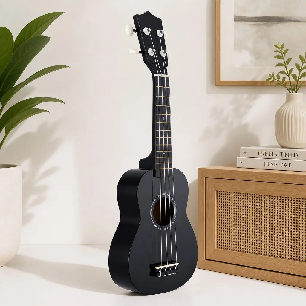21 Inch Ukulele with Nylon Strings and Carry Bag